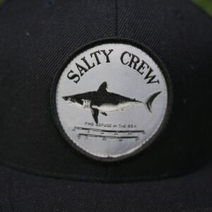 Salty Crew Bruce 6-panel Black Hat - Snap Back - OSFA